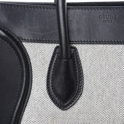 Celine Canvas Smooth Calfskin Suede Mini Tri-Color Luggage 19 of 20