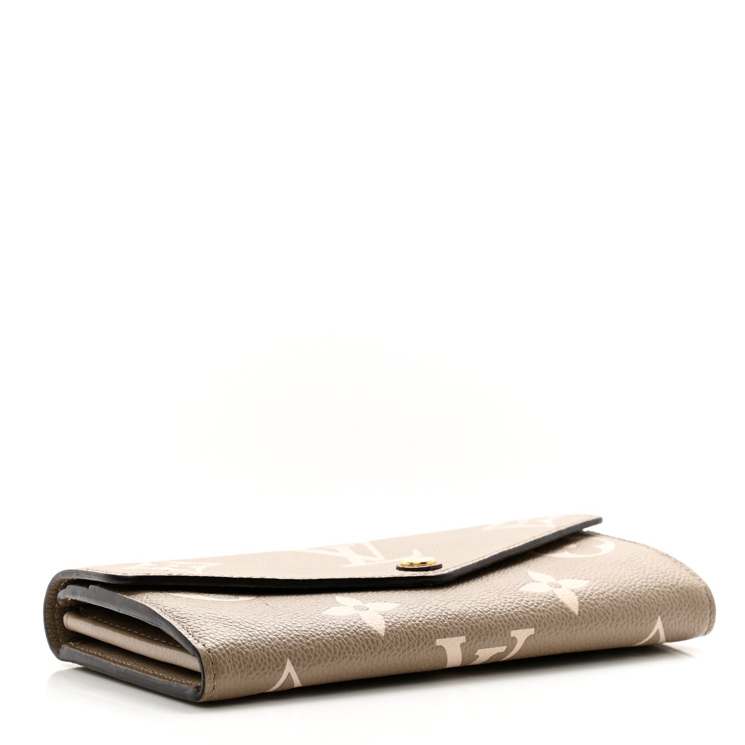 Louis Vuitton Empreinte Monogram Giant Sarah Wallet Tourterelle Creme 4 of 9