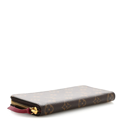 Louis Vuitton Monogram Clemence Wallet Fuchsia 4 of 10