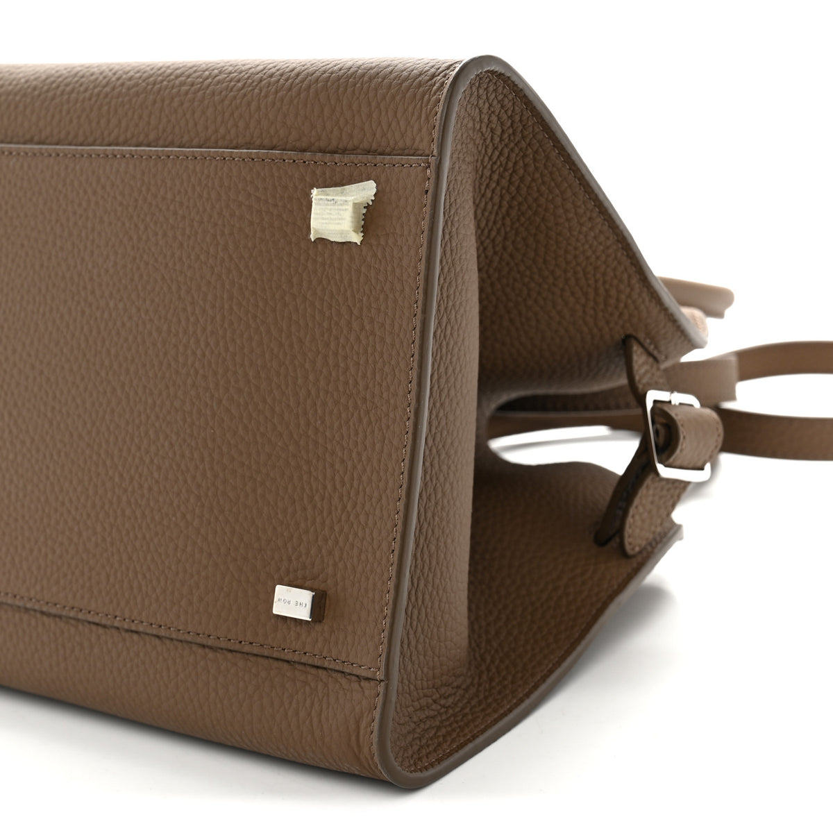The Row Matte Grained Calfskin Soft Margaux 10 Bag Chevre 9 of 9