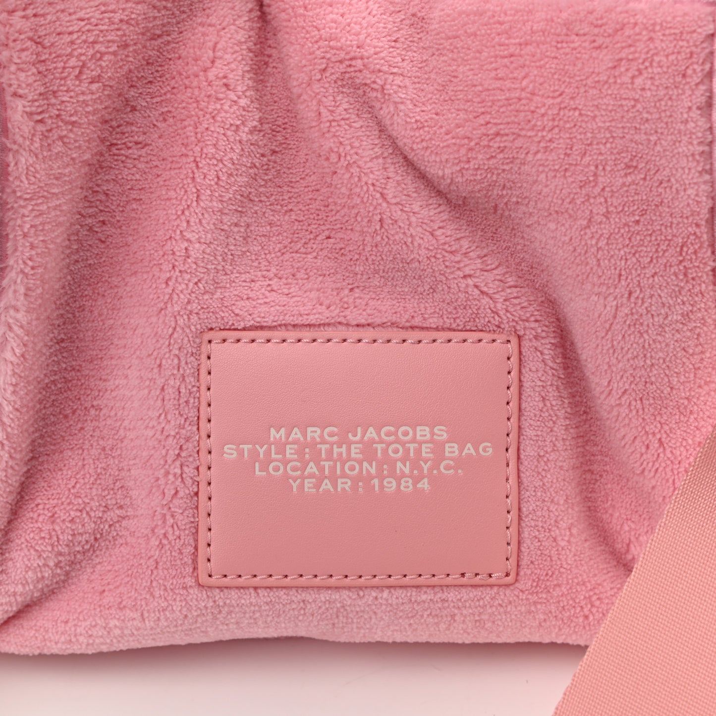 Polyester Mini Terry Tote Bag Light Pink