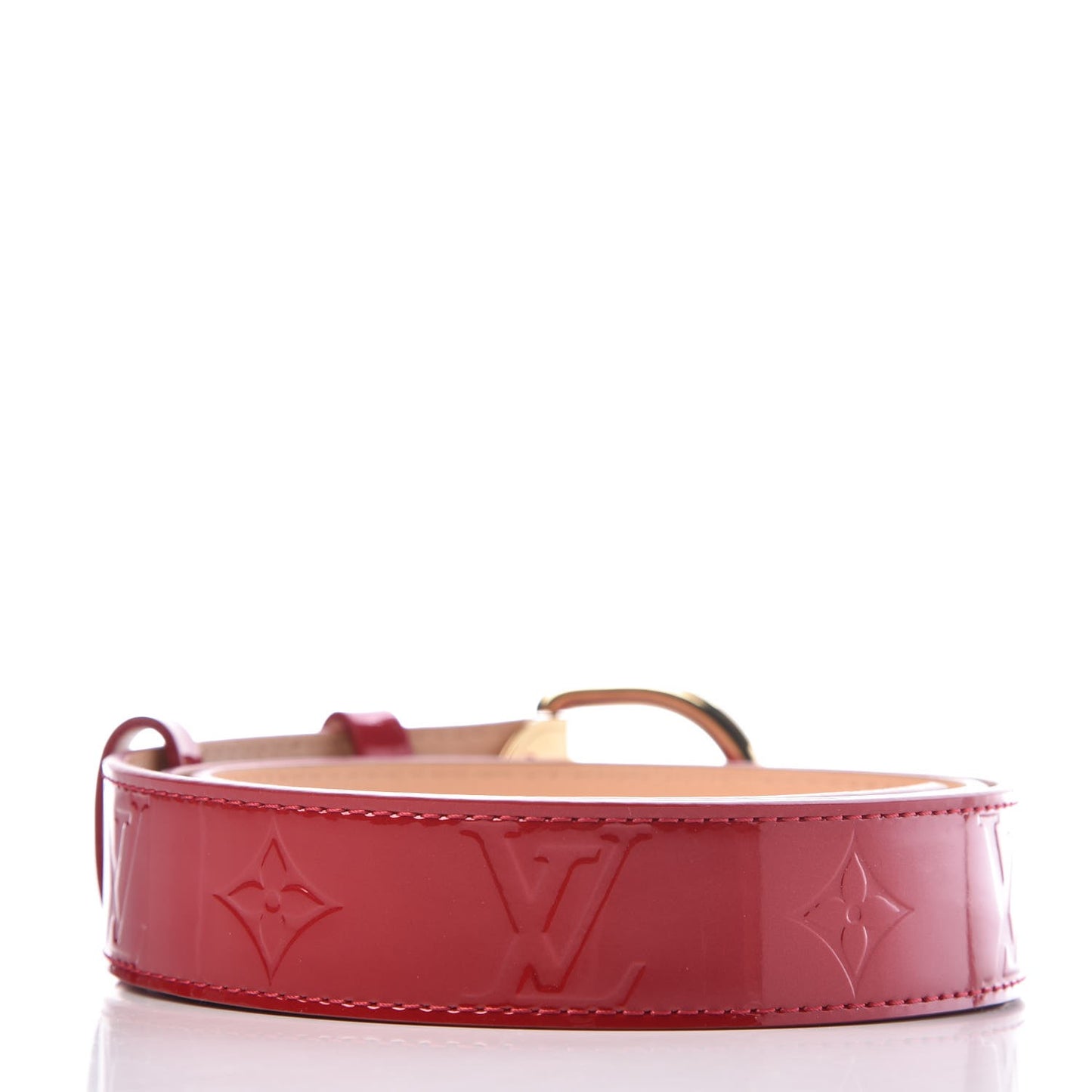 Vernis Ceinture 30mm Belt 90 36 Rouge