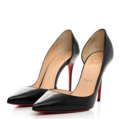 Christian Louboutin Shiny Nappa Iriza 100 Pumps 36.5 Black 3 of 7