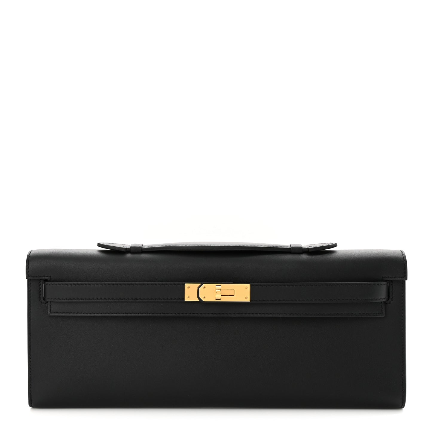 Swift Kelly Cut Clutch Pochette Black