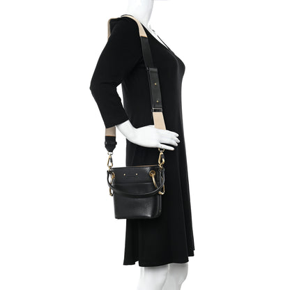 Chloe Smooth Calfskin Mini Roy Bucket Bag Black 2 of 13