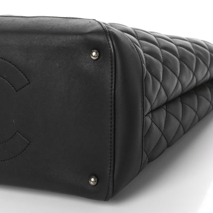 Chanel Calfskin Quilted Large Easy Shopping Tote Black 8 of 8