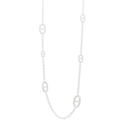 Hermes Sterling Silver Farandole Necklace 80 1 of 6