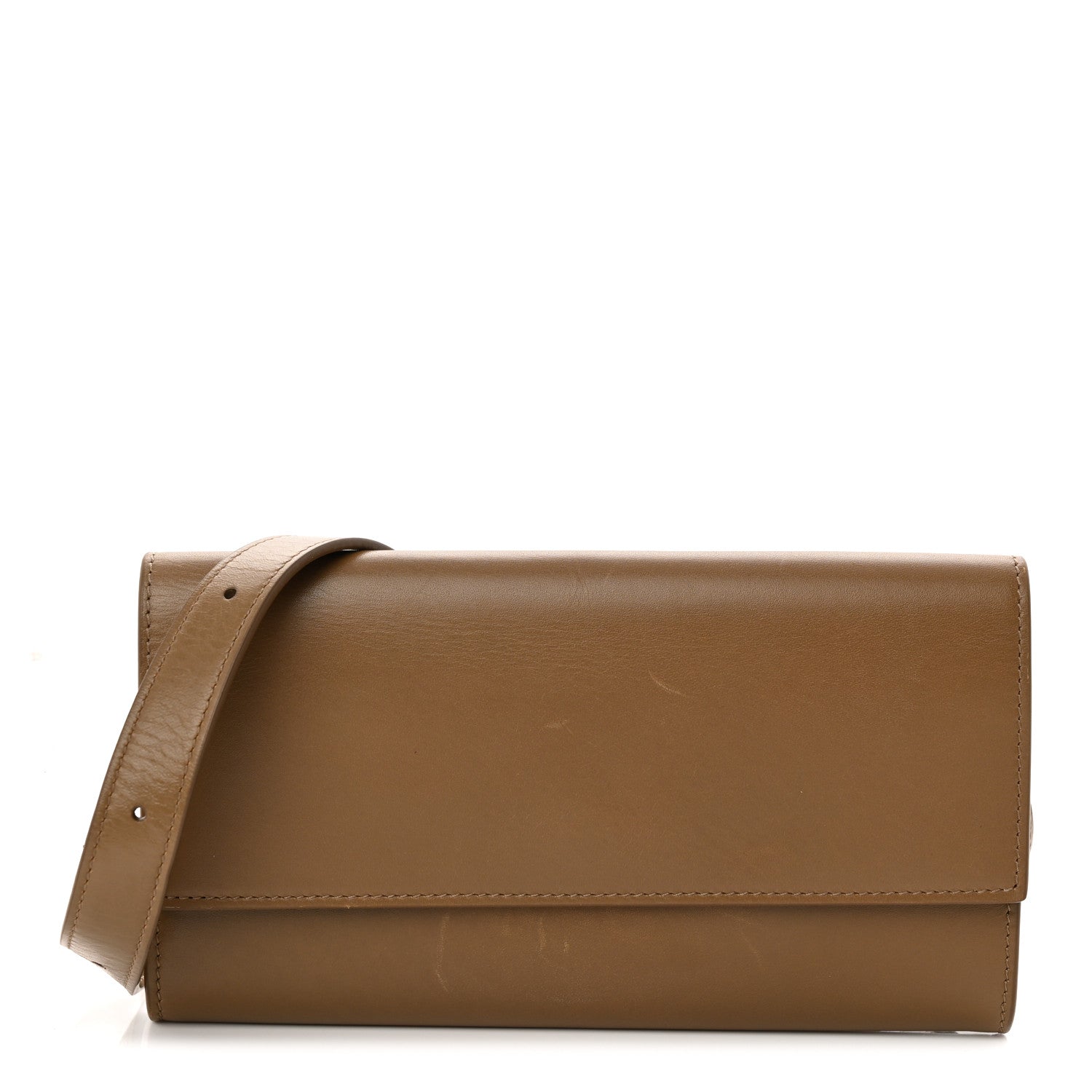 The Row Smooth Calfskin Belt Flap Bag Incense 1 of 11