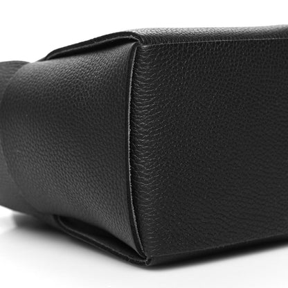 Bottega Veneta Grained Calfskin Maxi Intrecciato Mini Arco Tote Black 10 of 11