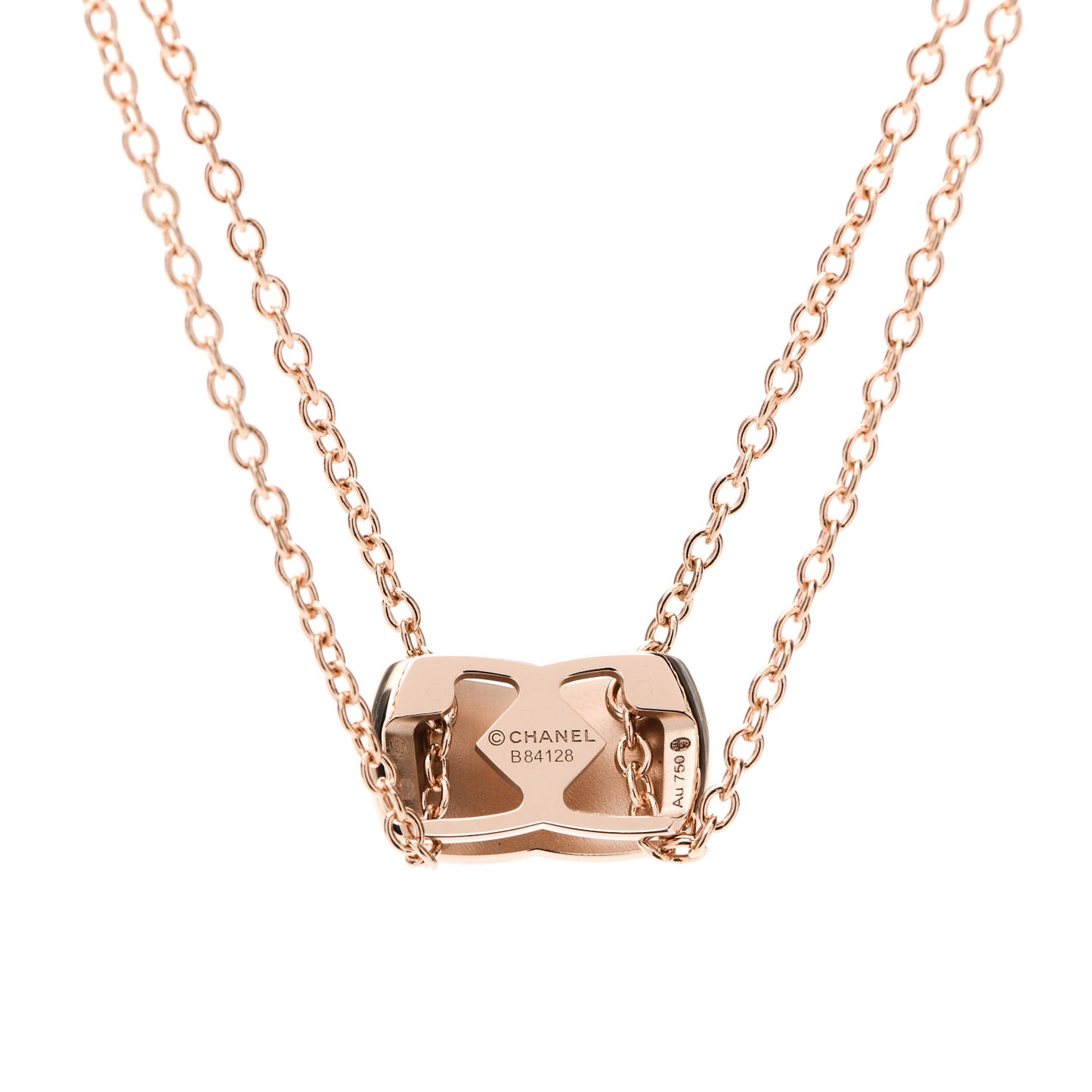 18K Beige Gold Coco Crush Pendant Necklace