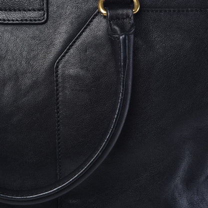 Saint Laurent Sheepskin Large Cabas ChYc Black 9 of 12