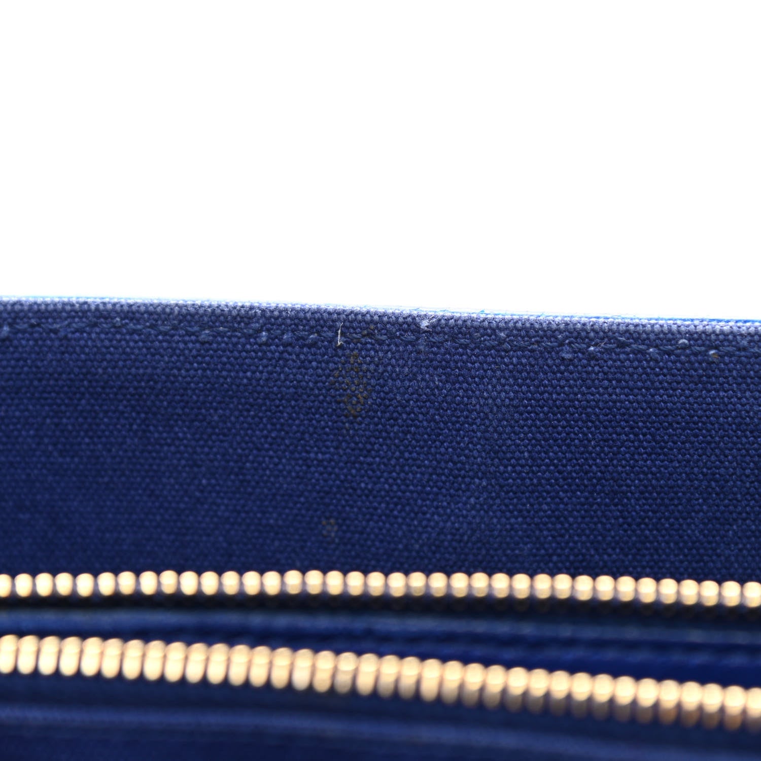 Saint Laurent Calfskin Canvas Small Muse Two Blue 12 of 20