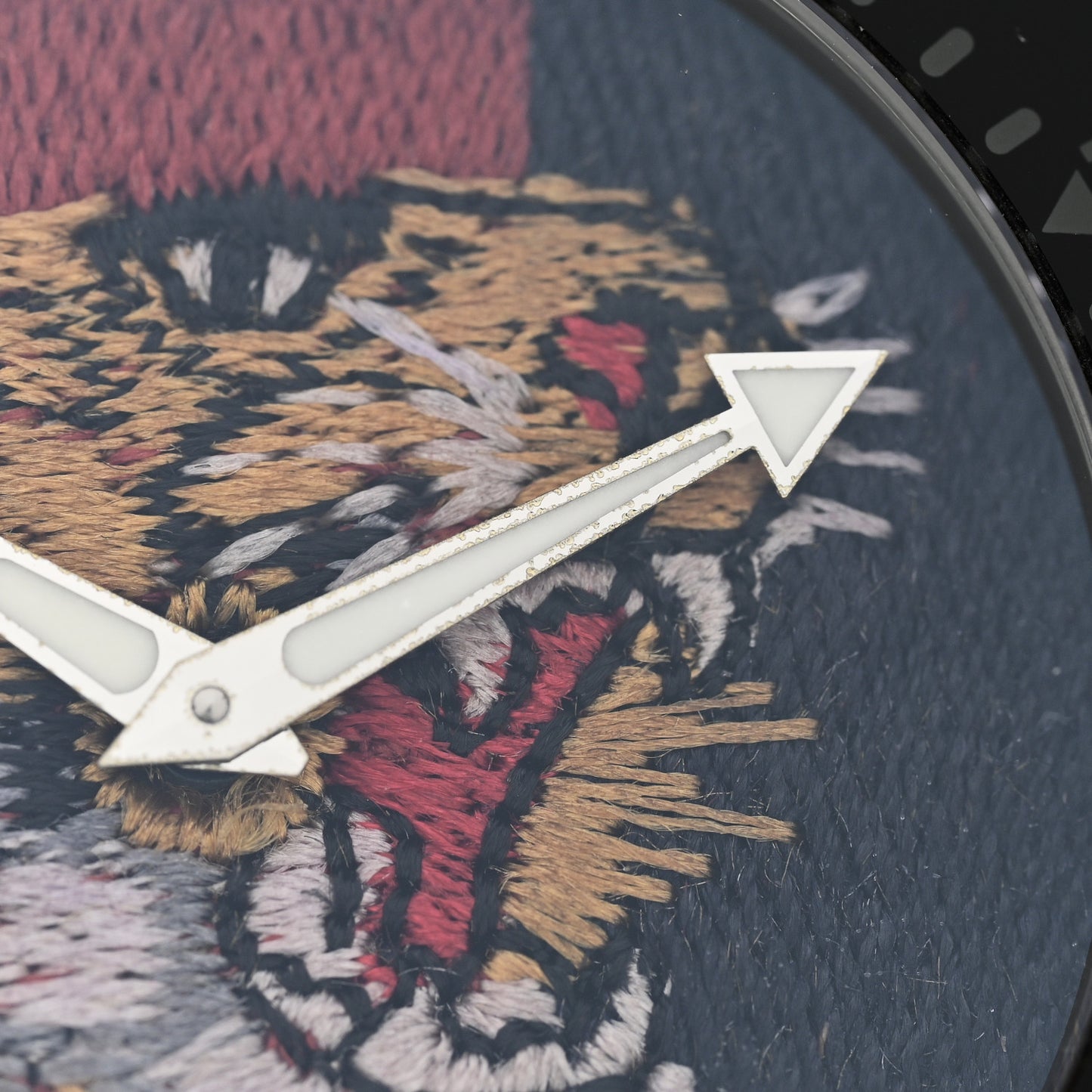 Stainless Steel Nylon 45mm Le Marche Des Merveilles Tiger Quartz Watch Navy
