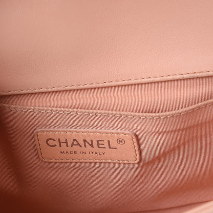 Chanel Lambskin Quilted Medium Boy Flap Light Pink 6 of 10