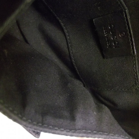 Gucci Monogram Horsebit Flap Evening Bag Black/Pink 6 of 8