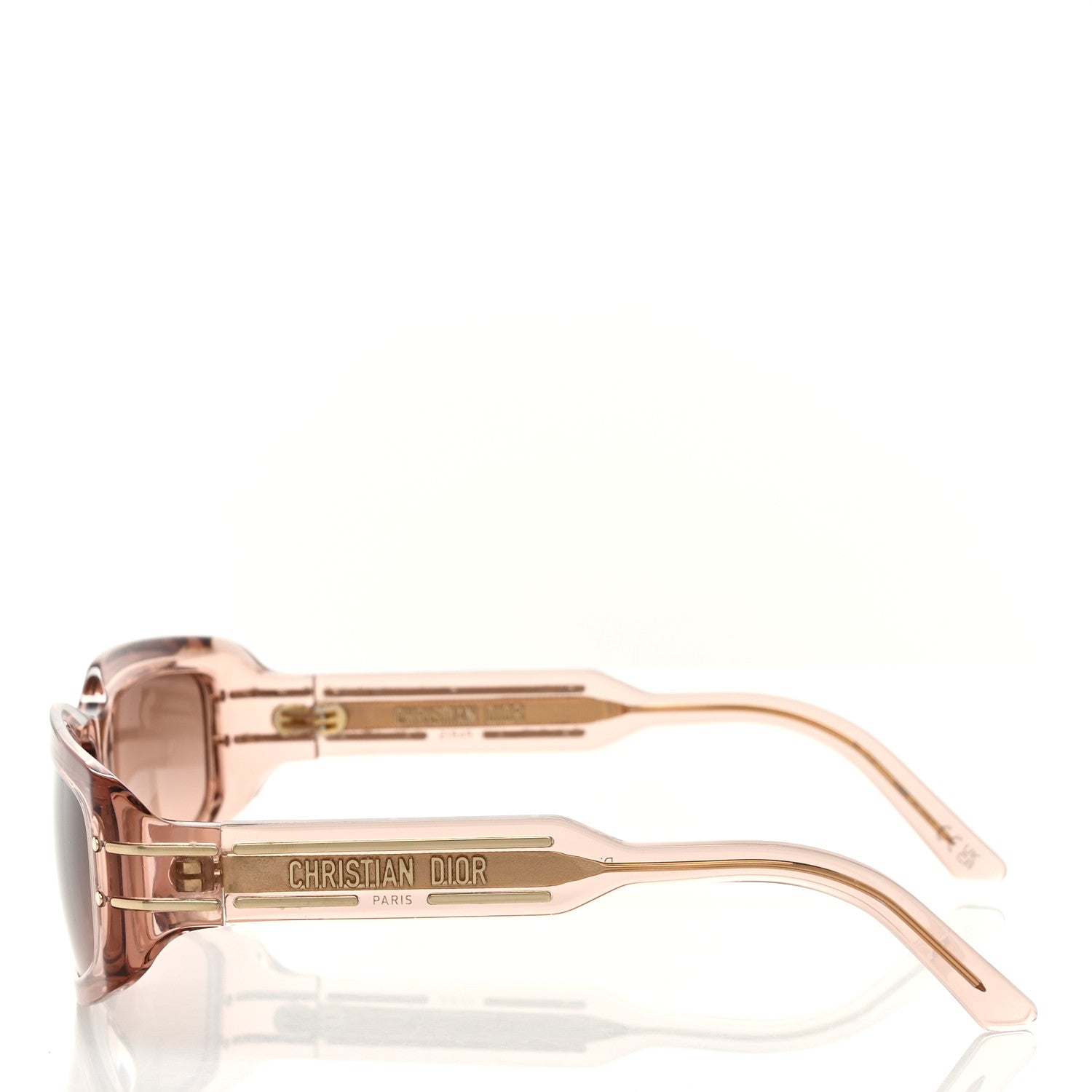 Christian Dior Acetate DiorSignature S9U Sunglasses Transparent Pink 3 of 6