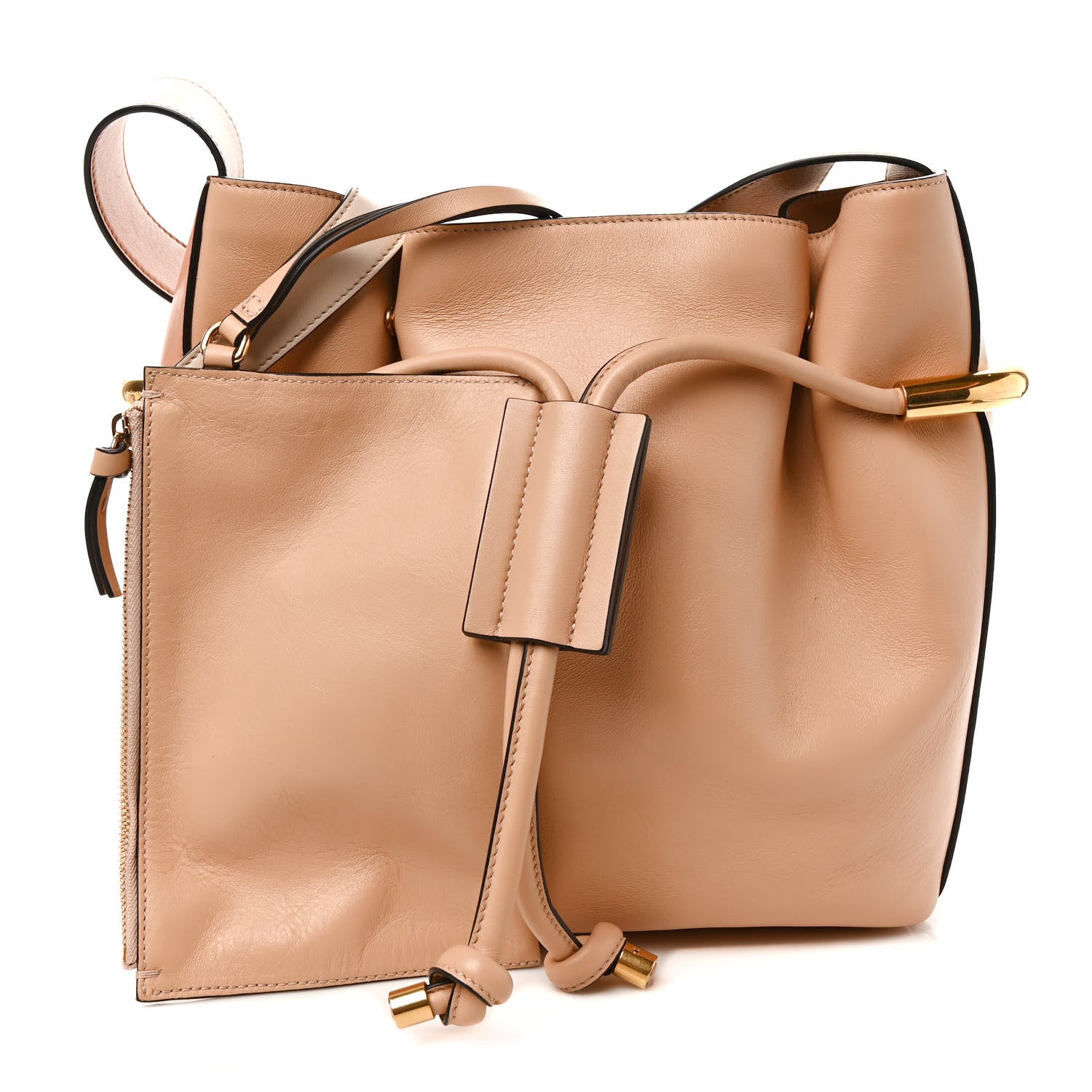 Chloe Calfskin Small Emma Drawstring Bag Blush Nude 1 of 9