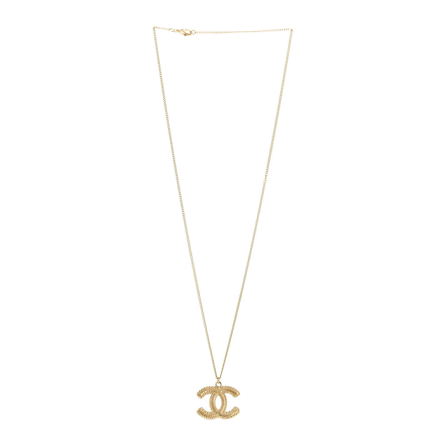 CC Necklace Matte Gold