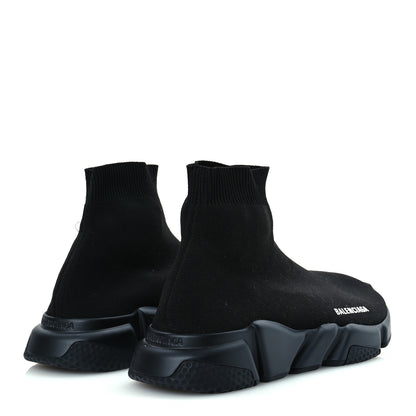 Balenciaga Neoprene Knit Mens Speed Sneakers 42 Black White 5 of 11