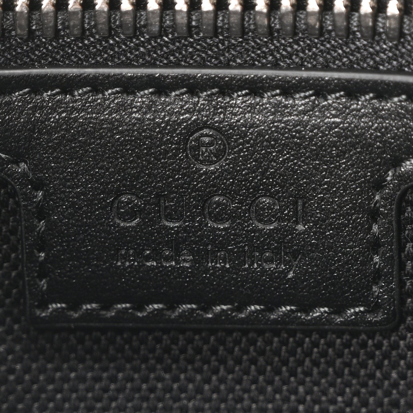 Soft GG Supreme Monogram Web Belt Bag Black Grey