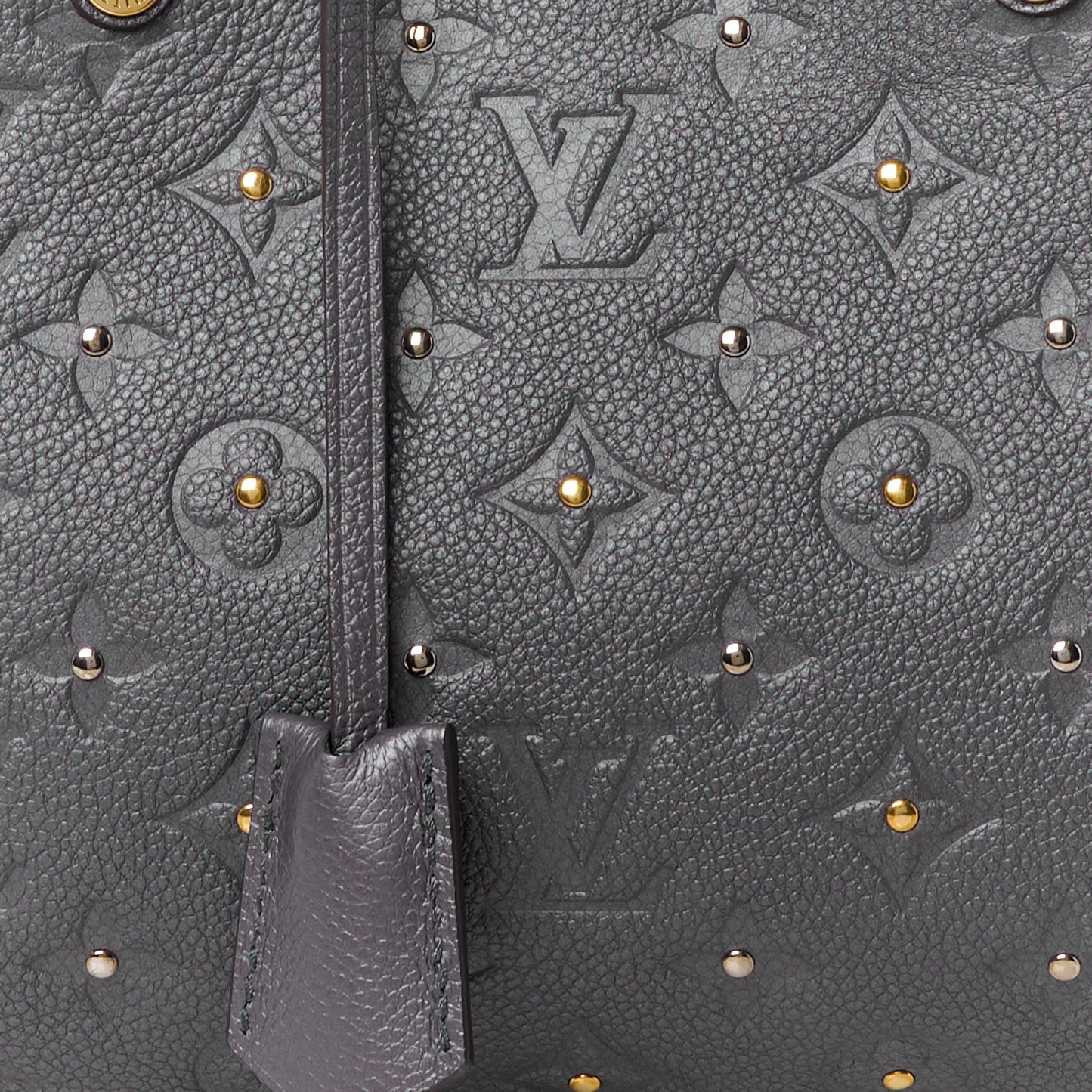 LOUIS VUITTON Empreinte Studded Montaigne BB Gris Silver