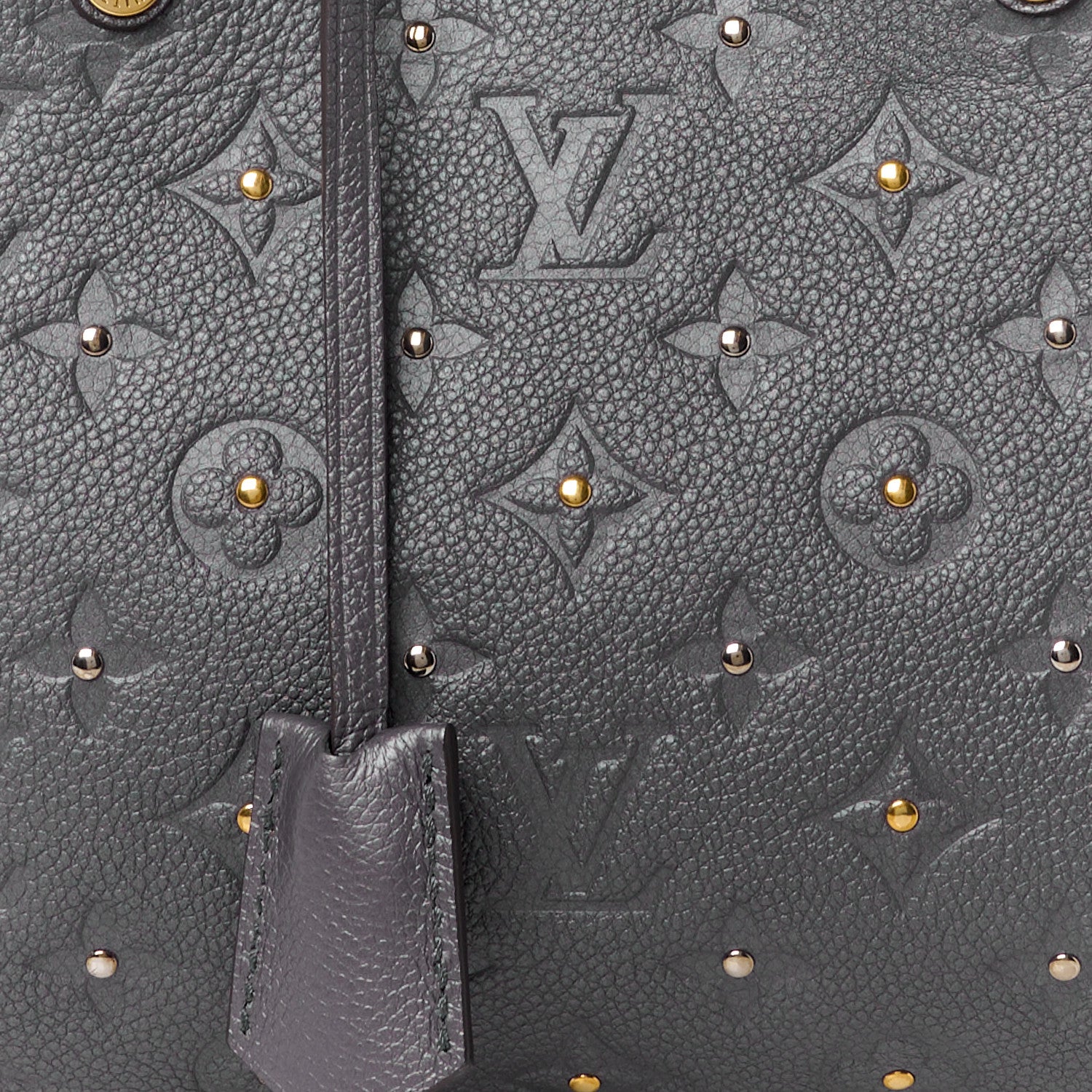 Louis Vuitton LOUIS VUITTON Empreinte Studded Montaigne BB Gris Silver 14 of 16