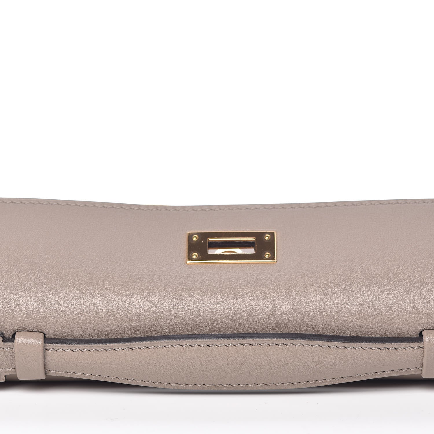 Hermes Swift Kelly Cut Clutch Pochette Gris Asphalt 19 of 28