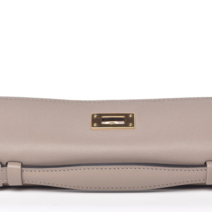 Hermes Swift Kelly Cut Clutch Pochette Gris Asphalt 19 of 28