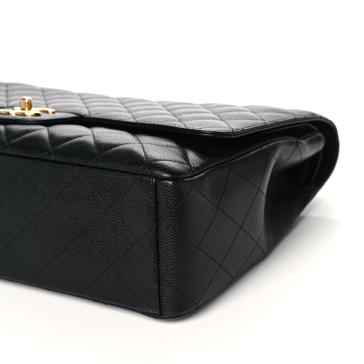 Chanel Caviar Quilted Maxi Double Flap Black 10 of 15