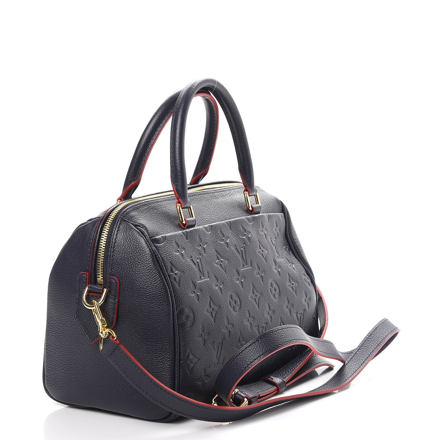 Louis Vuitton Empreinte Speedy Bandouliere 25 NM Marine Rouge 4 of 8