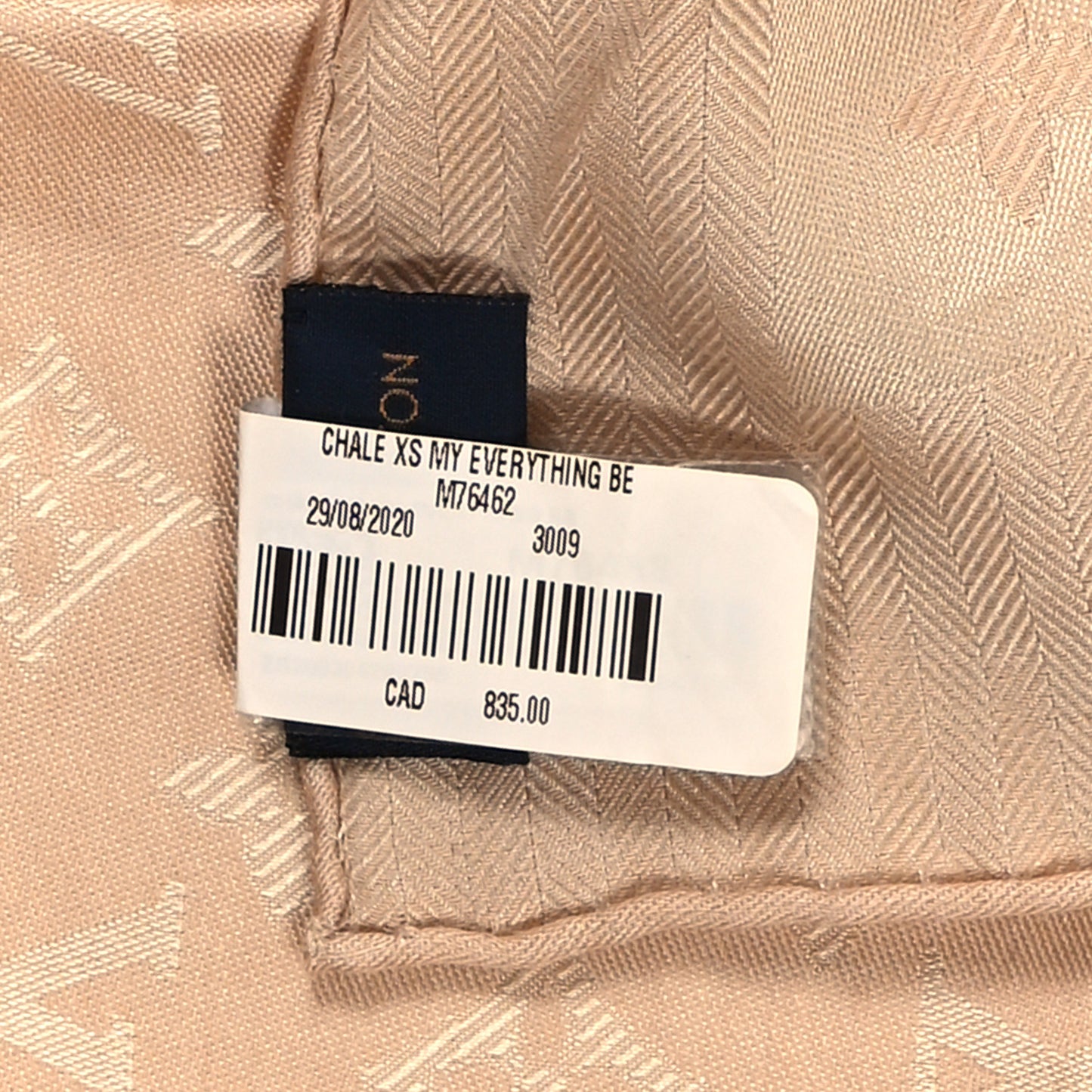 Silk Cashmere Monogram My Everything Shawl XS Beige