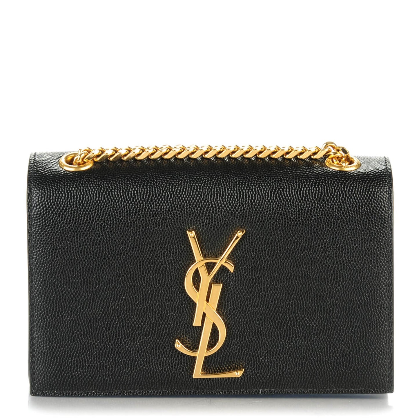 Grain De Poudre Small Monogram Kate Satchel Black