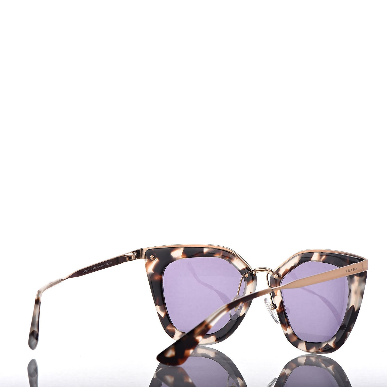 Prada Cinema Sunglasses SPR53S White Havana 4 of 9
