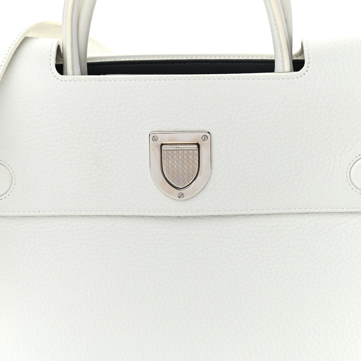 Christian Dior Bullcalf Medium Diorever Flap White 8 of 10