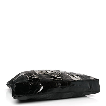 Chanel Patent Patchwork Large Brooklyn Tote Black 4 of 9