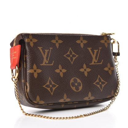 Louis Vuitton Monogram 2018 Christmas Animation Mini Cats Pochette Accessories 3 of 8