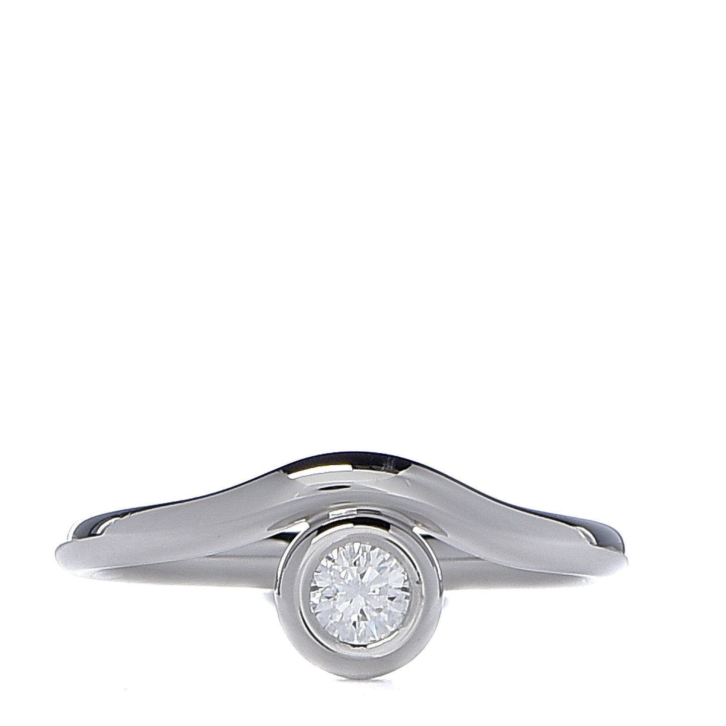 Platinum Diamond Elsa Peretti Ring 52 6
