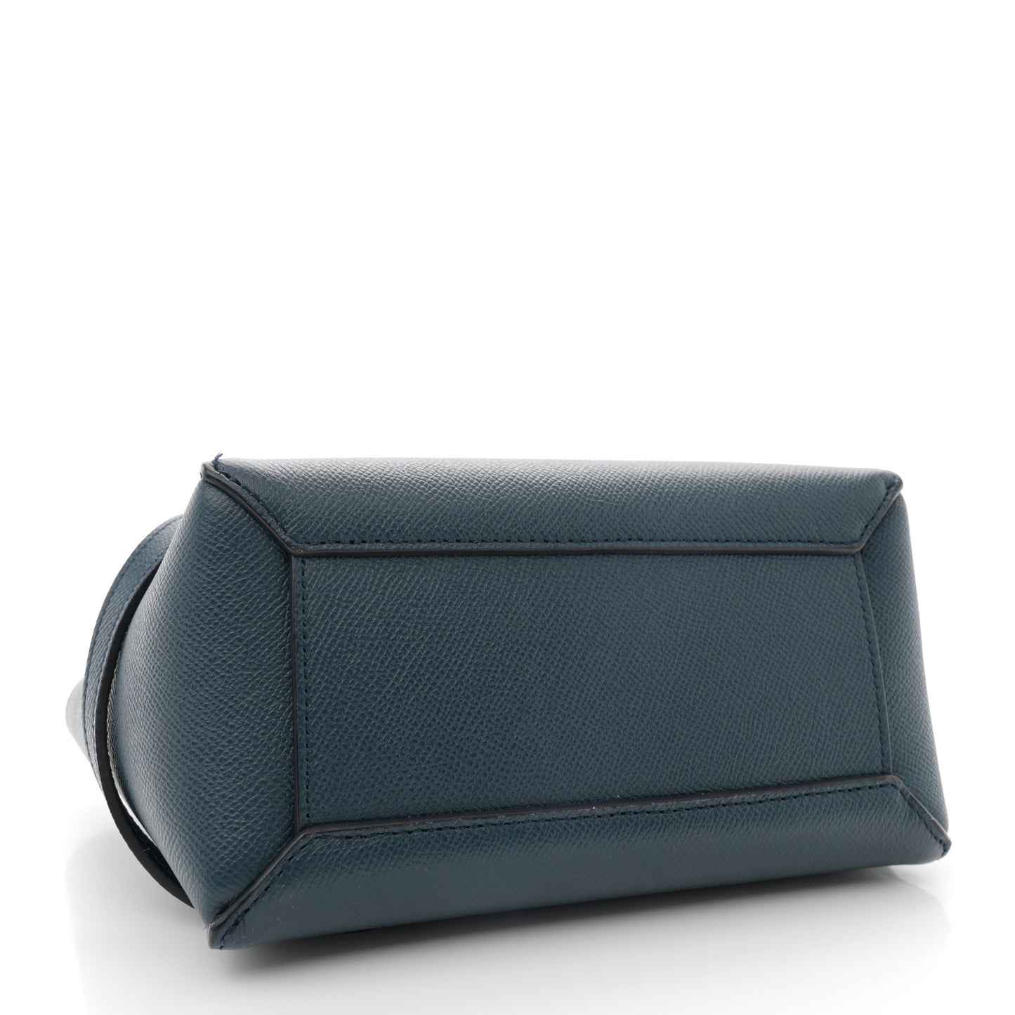 Baby Grained Calfskin Nano Belt Bag Abyss Blue