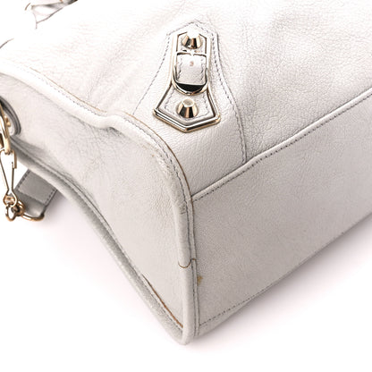 Balenciaga Chevre Gold Metallic Edge Hardware City Gris Perle 11 of 13