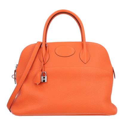 Hermes Taurillon Clemence Bolide 35 Orange 1 of 10