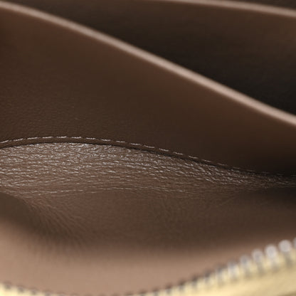 Bottega Veneta Metallic Nappa Intrecciato Zip Around Coin Purse Gold 5 of 10
