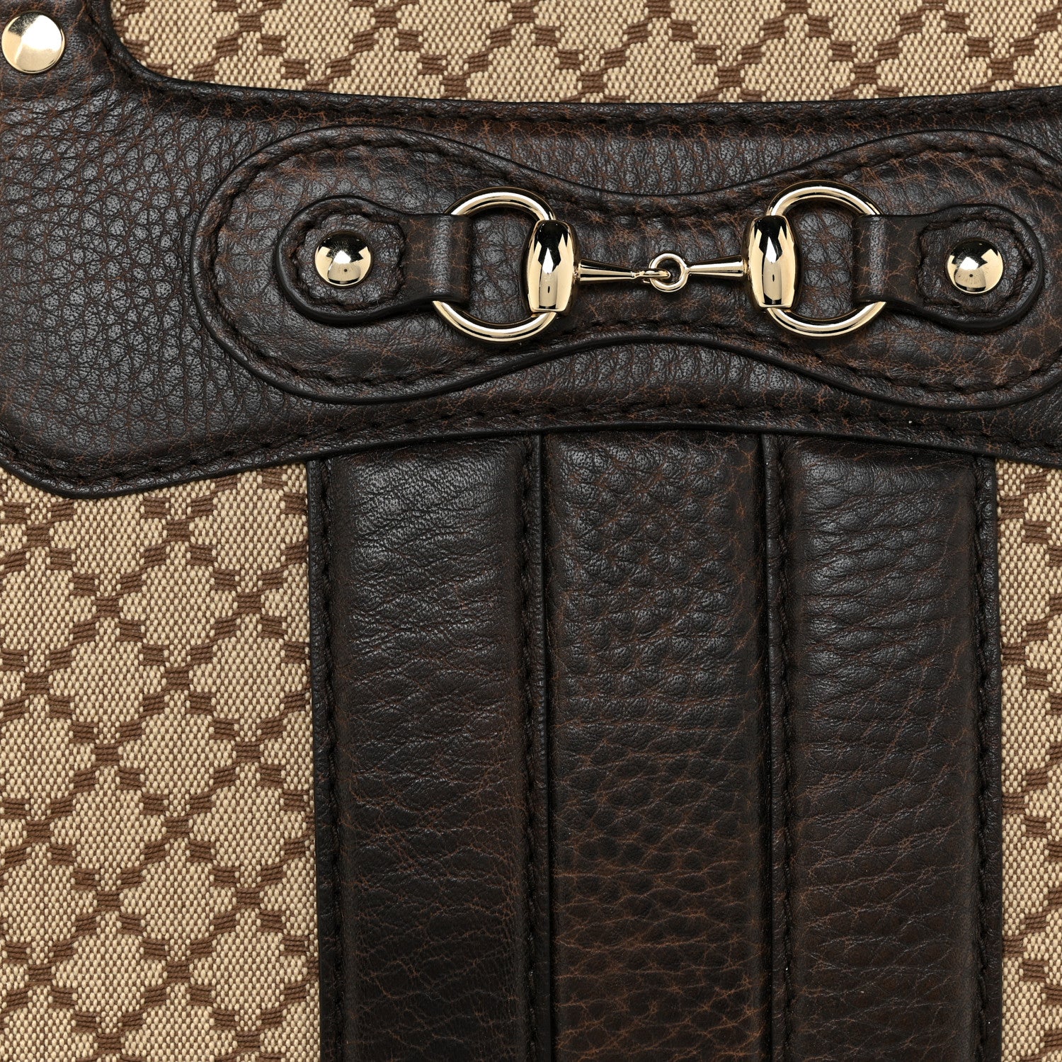 Gucci Diamante Medium Cathrine Dome Satchel Dark Brown 7 of 15