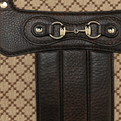 Gucci Diamante Medium Cathrine Dome Satchel Dark Brown 7 of 15