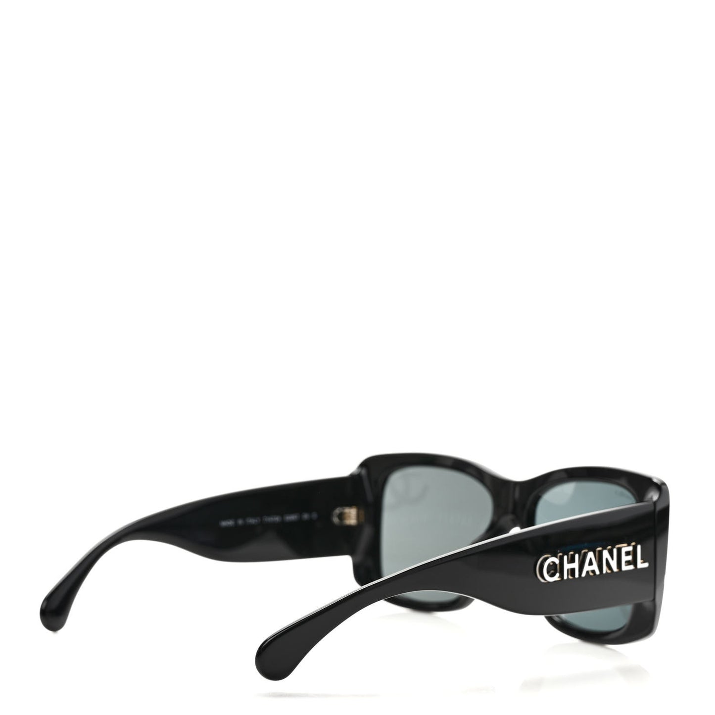 Acetate CC Logo Square Sunglasses 71472 Black