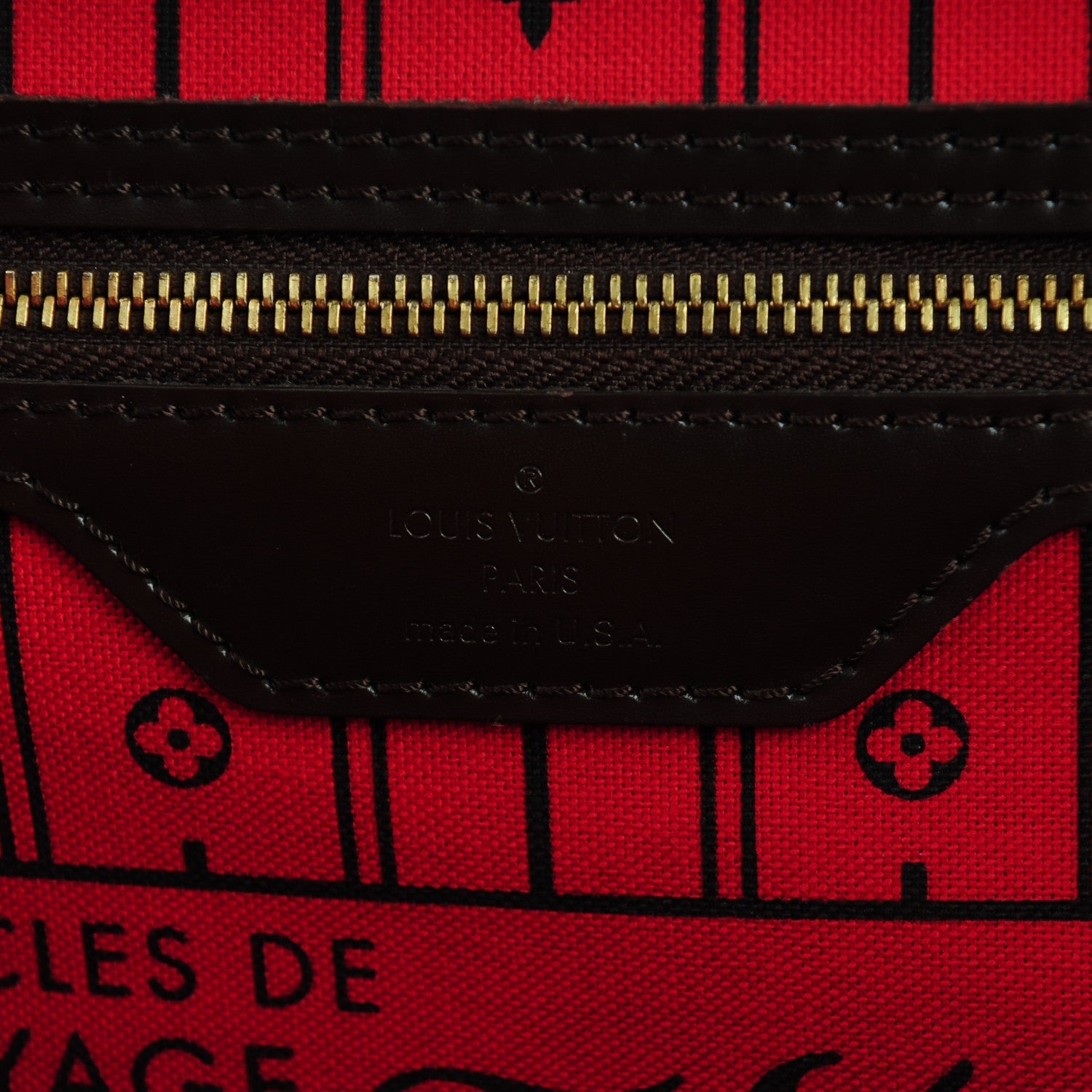 Louis Vuitton Damier Ebene Neverfull MM 6 of 9