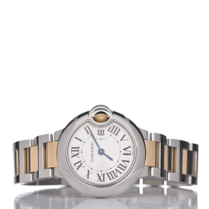 Cartier Stainless Steel 18K Yellow Gold 28mm Ballon Bleu De Cartier Quartz Watch 3 of 8