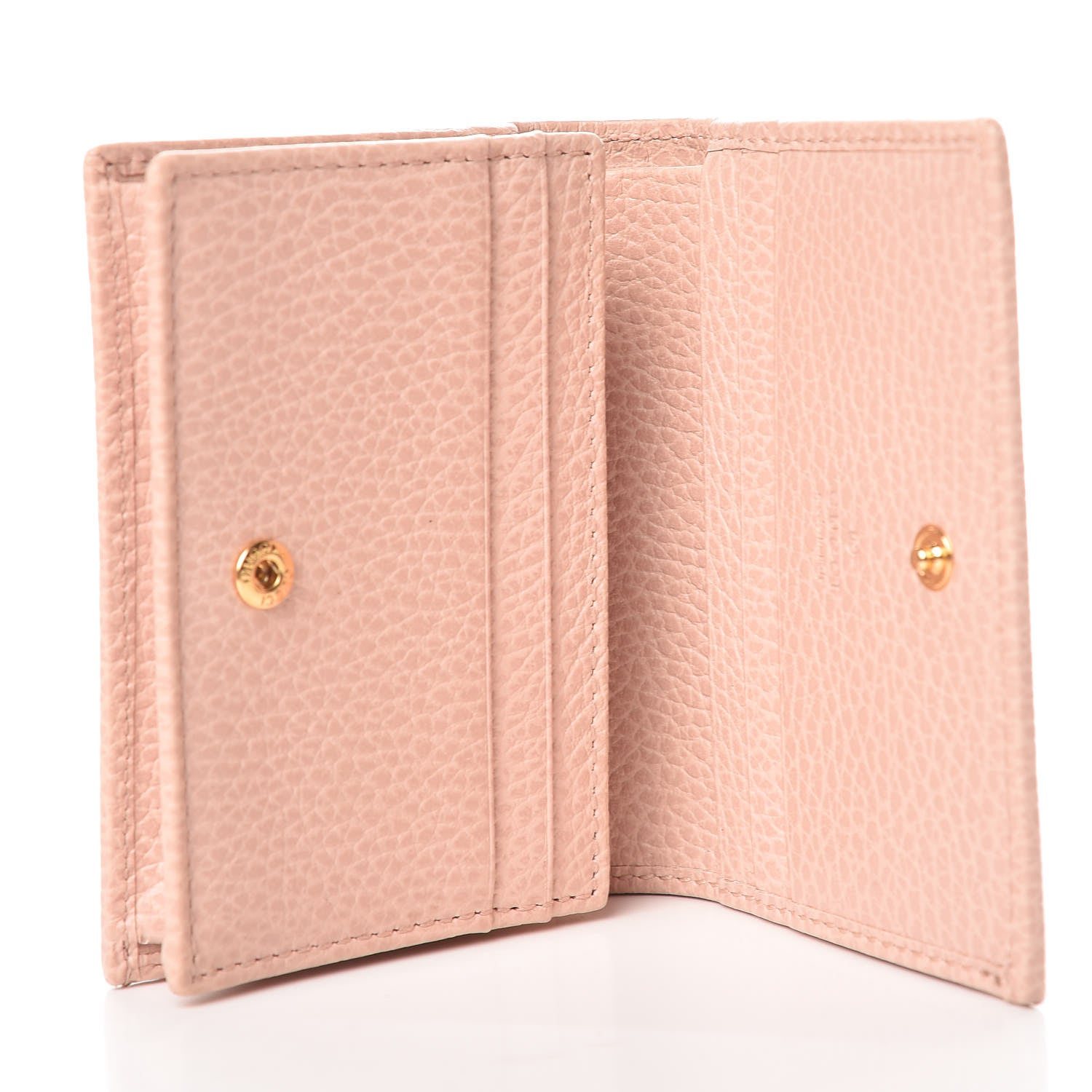 Gucci Dollar Calfskin GG Marmont Card Case Perfect Pink 5 of 8