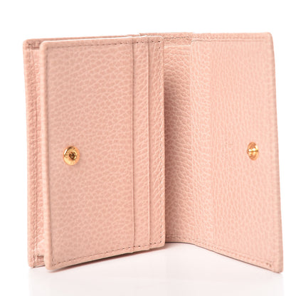 Gucci Dollar Calfskin GG Marmont Card Case Perfect Pink 5 of 8