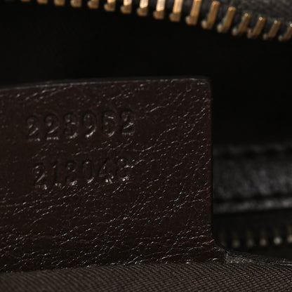 Gucci Monogram Medium Interlocking Hobo Dark Brown 7 of 12