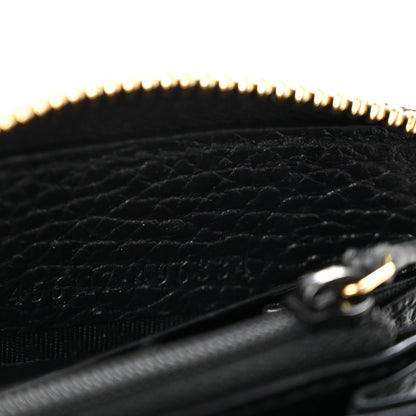 Gucci Dollar Calfskin GG Marmont Zip Around Wallet Black 7 of 10